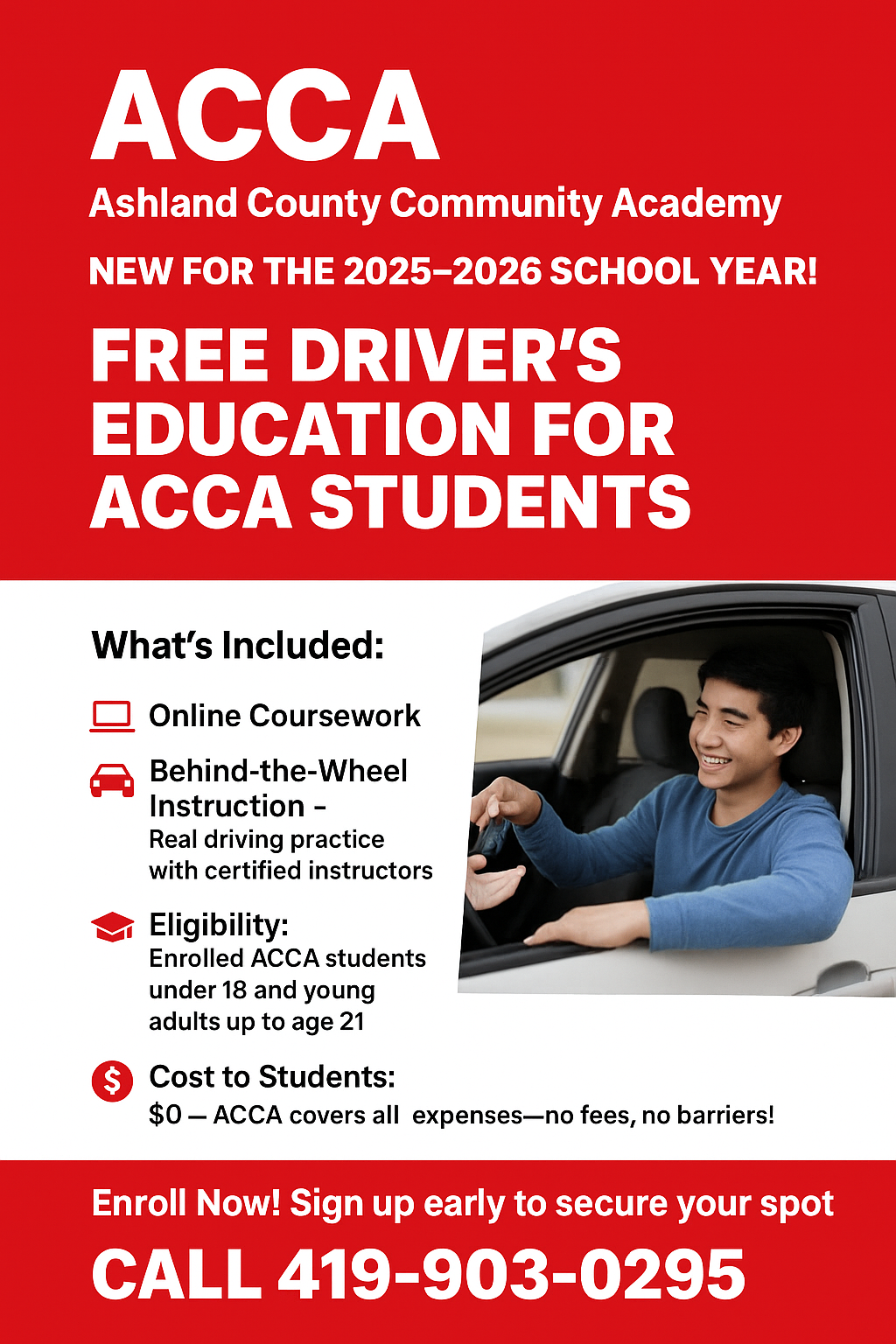 Drivers Ed Flyer